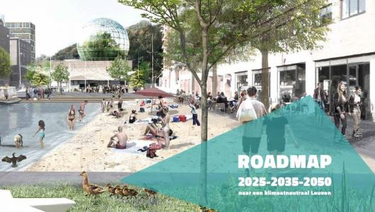 campagnebeeld Roadmap Leuven klimaatneutraal
