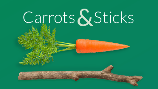 beeld Carrots & Sticks