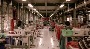 Een textielfabriek in Indonesië