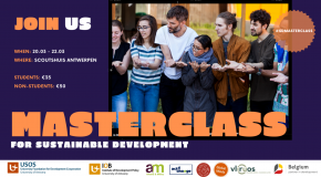 campagnebeeld Masterclass for Sustainable Development 2020