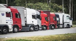 Parking voor vrachtwagens