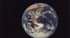 de aarde vanuit de ruimte